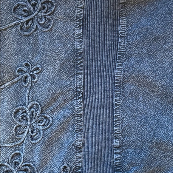 Boho Giovanni Hawaii Jacket in 100% Peruvian Cotton Hand Embroidery & Frayed Hem - Picture 14 of 16